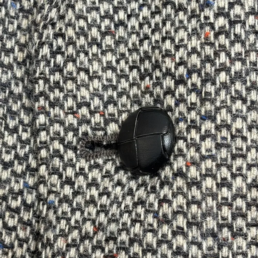 Vintage Taos Country Sport Coat Mens 42 Gray Wool USA Western Collection Blazer
